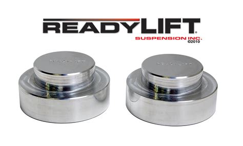 2 cnc machined billet aluminum spring preload spacers install|ReadyLIFT .